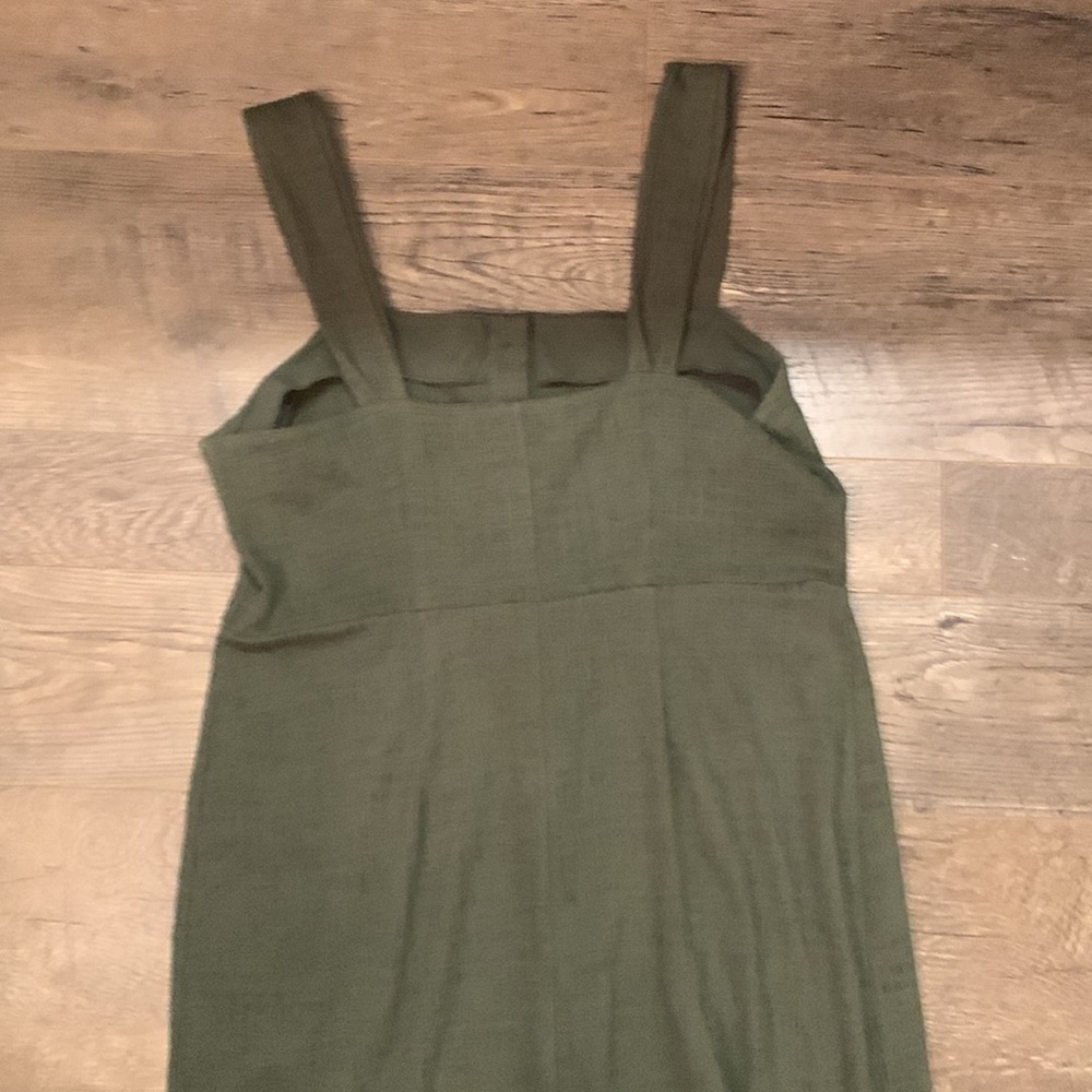 Madewell Texture And Thread Button Front Tank Dre… - image 8